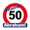 Huldeschild Abraham 50 jaar